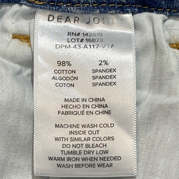Dear John Light Blue Flare Distressed Jeans JEANNE WOMENS SIZE 29 - Picture 8 of 9